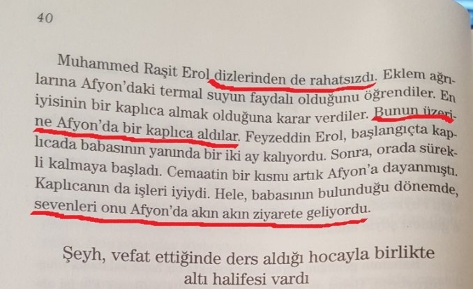 dizleri ağrıyor diye kaplıca satın alan şeyh