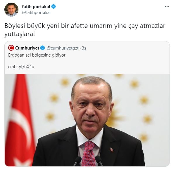 fatih portakal'in rte ile ilgili çay tweeti - uludağ sözlük