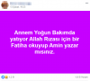 annem için fatiha okuyup amin yazar mısınız / #1989641