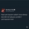 düşün ki o bunu okuyor
