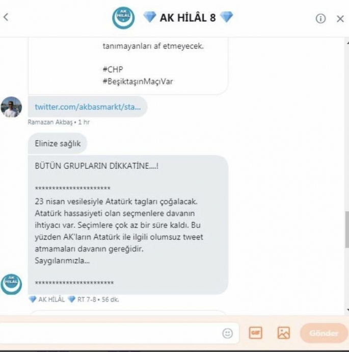 atatürk ile ilgili olumsuz tweetler atmayın