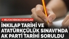 inkılap tarihi ders kitabında akp tarihi bölümü