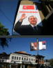 sırbistan sokaklarına asılan rte posterleri / #1550376