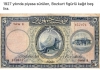 1927 tarihli bozkurt figürlü kağıt 5 lira / #1984347