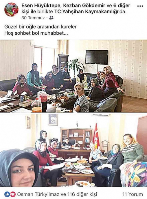 kaymakamlıkta kısır partisi yapan akp liler