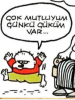 çok mutluyum