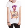 frida kahlo tshirtü giyen kız / #1061363