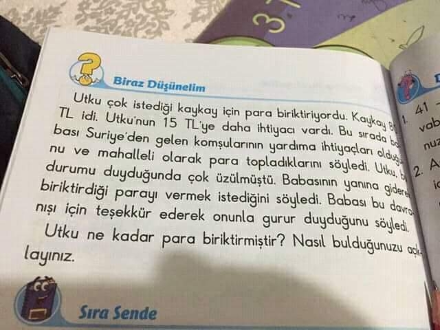 ilkokul çocuklarına yaratılan suriyeli algısı