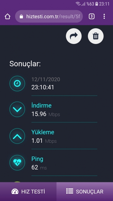 internet hızı