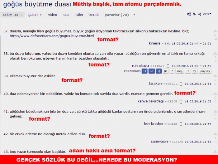 uludağ sözlük moderasyonu