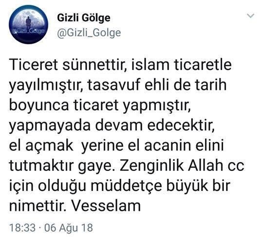 menzil şeyhinin ailesinin lüks yaşamı