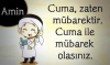 cumamız mübarek olsun