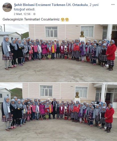 öğrencilere türban dağıtan milli eğitim müdürü