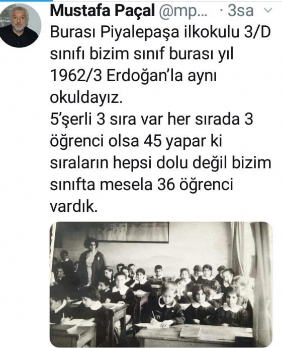 rte nin 75 değil 36 kişilik sınıfta okuması