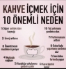 kahve içmek için 10 önemli neden