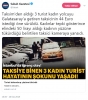 turist kadının yüzüne tüküren taksici / #1768573