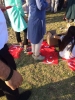 türk bayrağı üzerinde namaz kılan akp liler / #1119823
