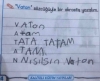 vatan sözcüğüyle bir akrostiş şiir yazalım / #2108503