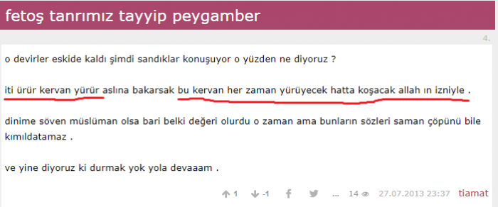 andımız kararı sonrası çıldıran fetöcüler