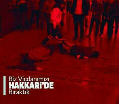 biz vicdanımızı bıraktık
