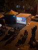 afetzede çocukların yazlık sinema keyfi / #2290459