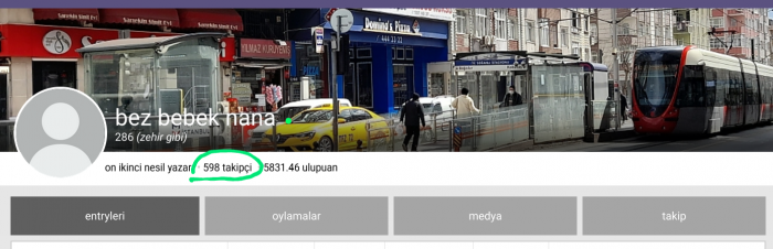 sözlük yazarlarının takipçi sayıları