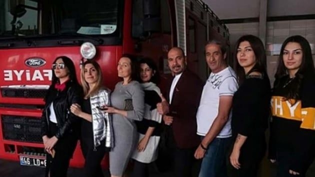 kahramanmaraş itfaiyesinde yapılan moda defilesi