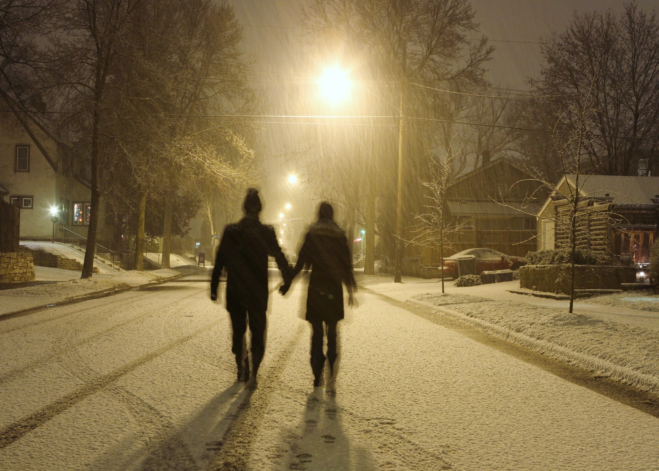 В одну ночь зима становится. Зима ночь. Winter Night.