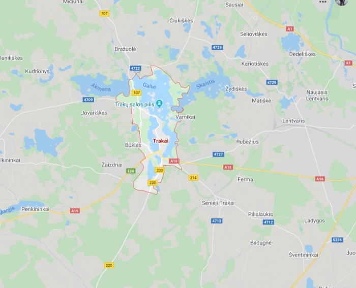 atatürk ve litvanya daki trakai kasabası