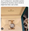 davetiye olarak 25 bin dolarlık rolex yollamak / #1934304