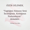 özür dilemek