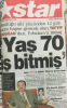 şu anda bir partim ve 65 yaş üstüne siyaset yok