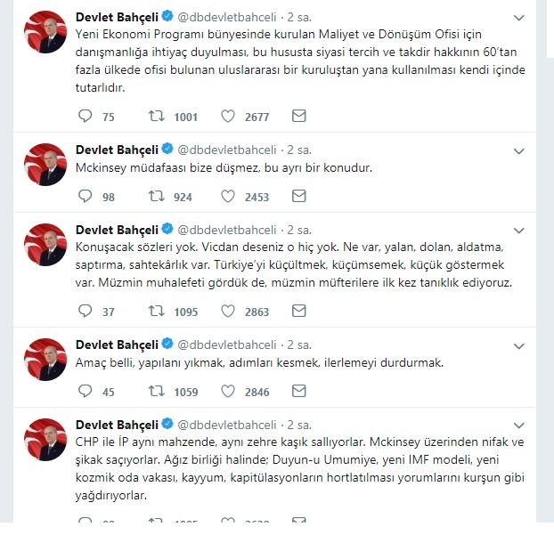 devlet bahçeli nin mckinsey i savunması