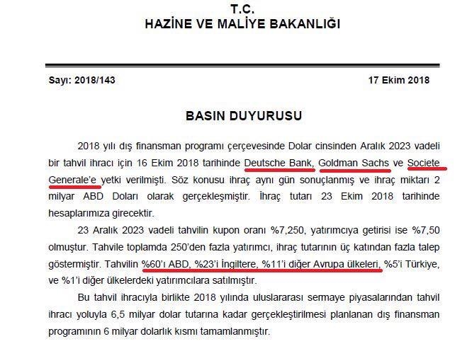 yüzde 7 faizle dış güçlerden 2 milyar dolar almak