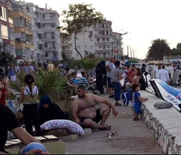 mudanyada sahil işgal eden suriyelilerin kovulması