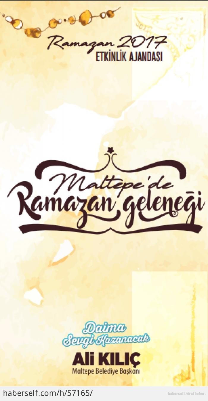 Maltepe Belediyesi Ramazan Ayı Etkinlikleri